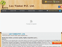 Tablet Screenshot of leotimber.com